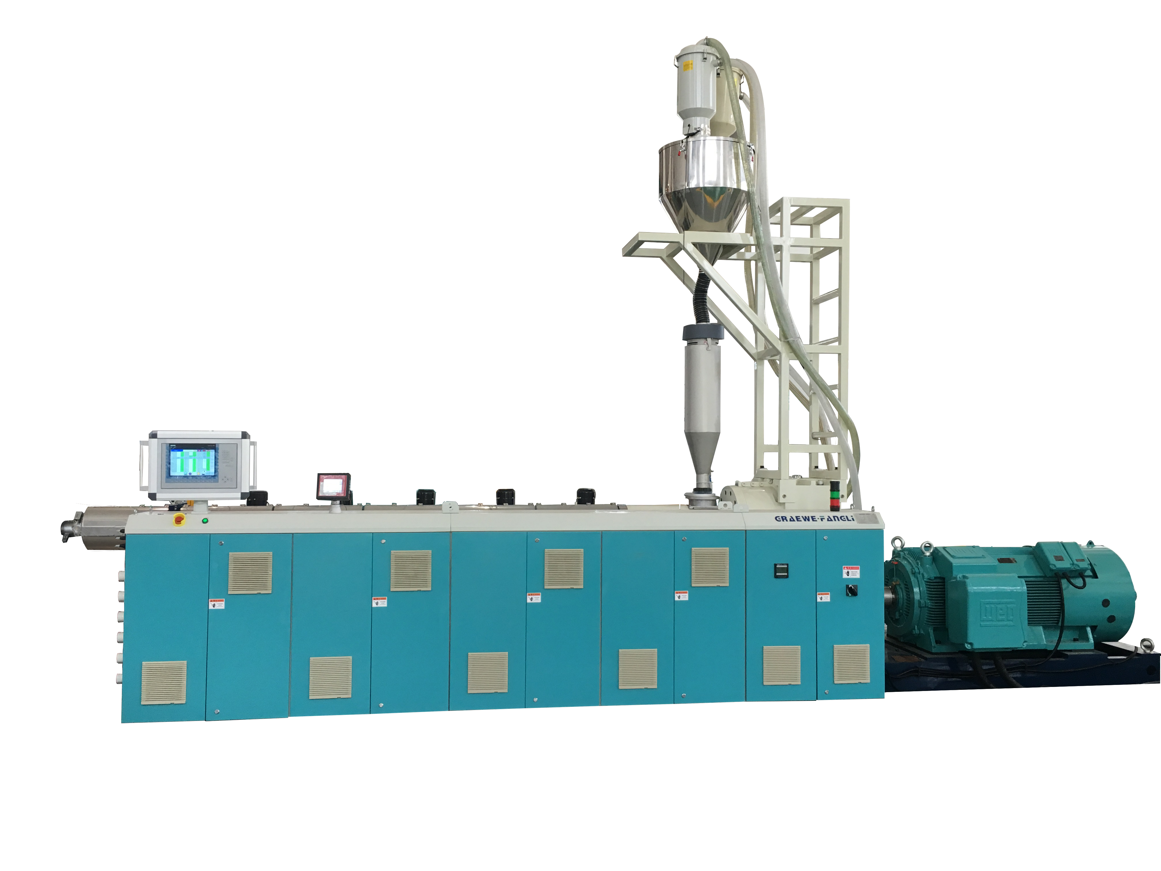 Nøkkelprodukter av plastrør ekstrudering produksjonslinje --- PE Pipe Extrusion Line