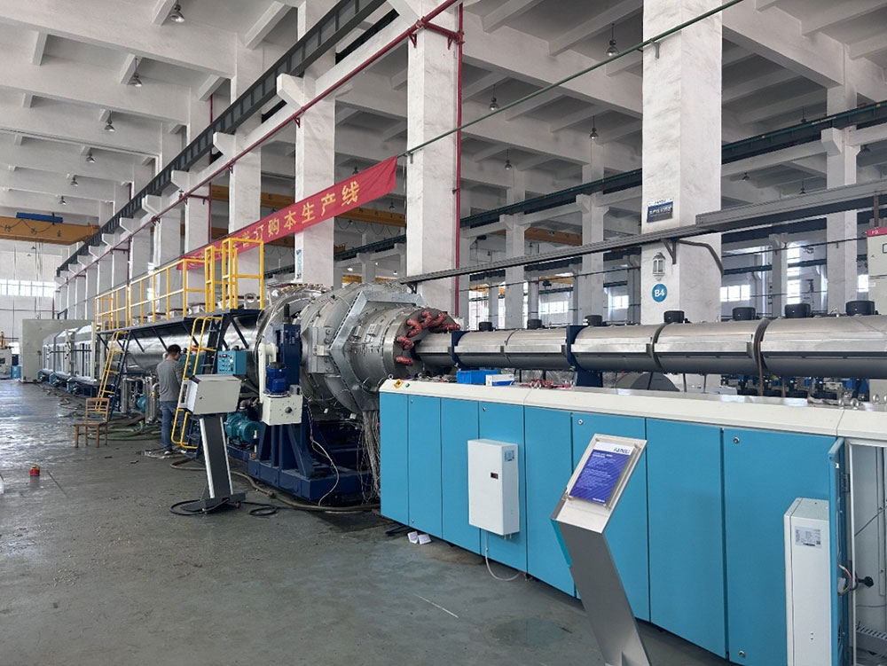 Gratulerer til Fangli PE1200U polyetylenrørekstrudering komplett sett med utstyr for vellykket gjennomføring av aksepten